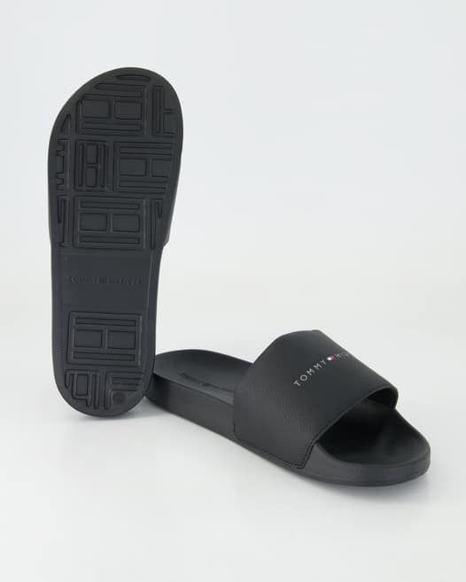Tommy Hilfiger HILIFGER NYC POOL SLIDE Pantoletten in Schwarz