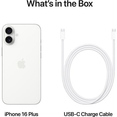 iPhone 16 Plus 512GB - hvid