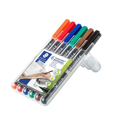 STAEDTLER® Lumocolor® permanent pen 313 Universalstift S, 6 Stück