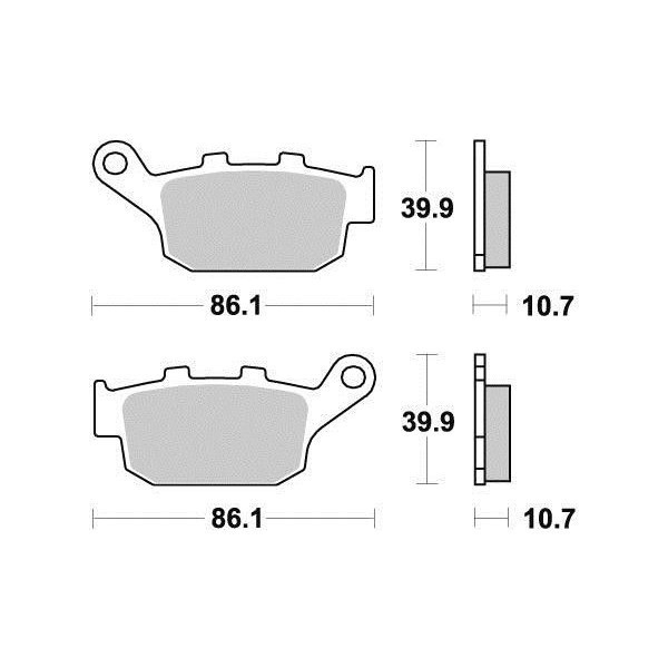 Sifam - Plaquettes de frein S1070N