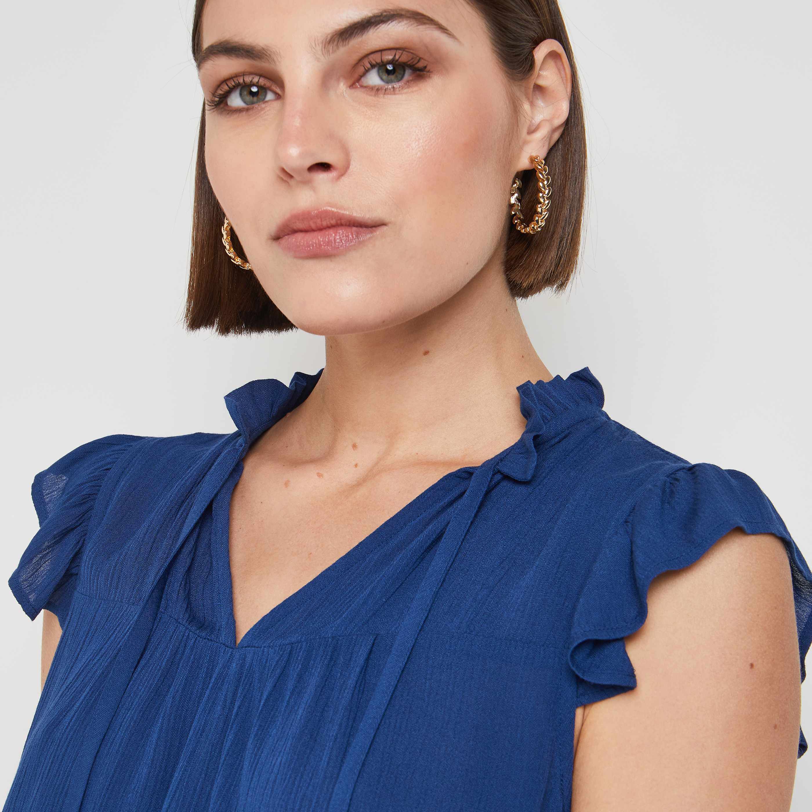 Blouse femme - BLEU