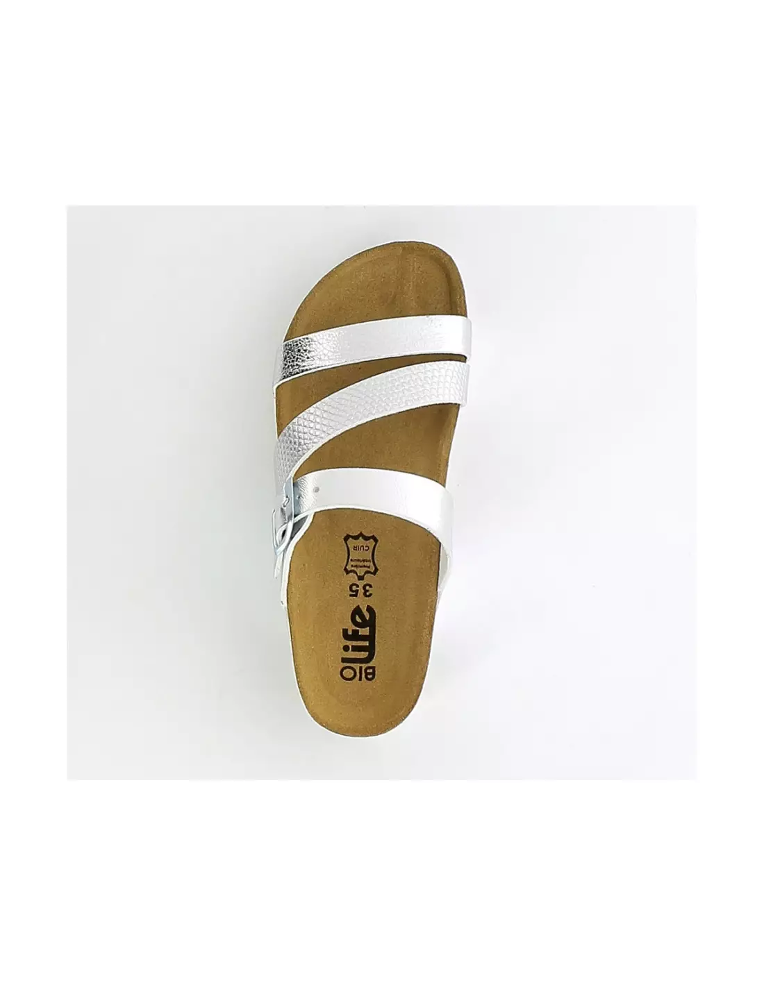 BIO LIFE 1533 - Mules & sabots Argent