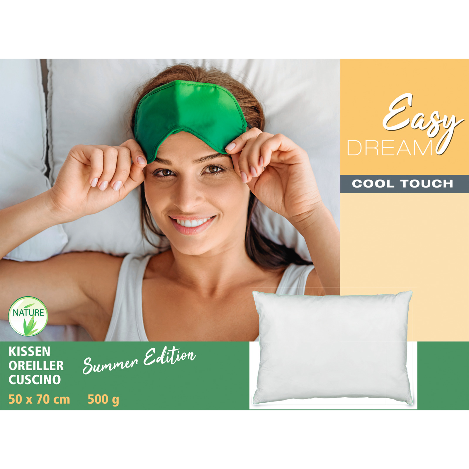 Easy Dream Cool Touch Kissen Summer Edition 65x65 Kissen