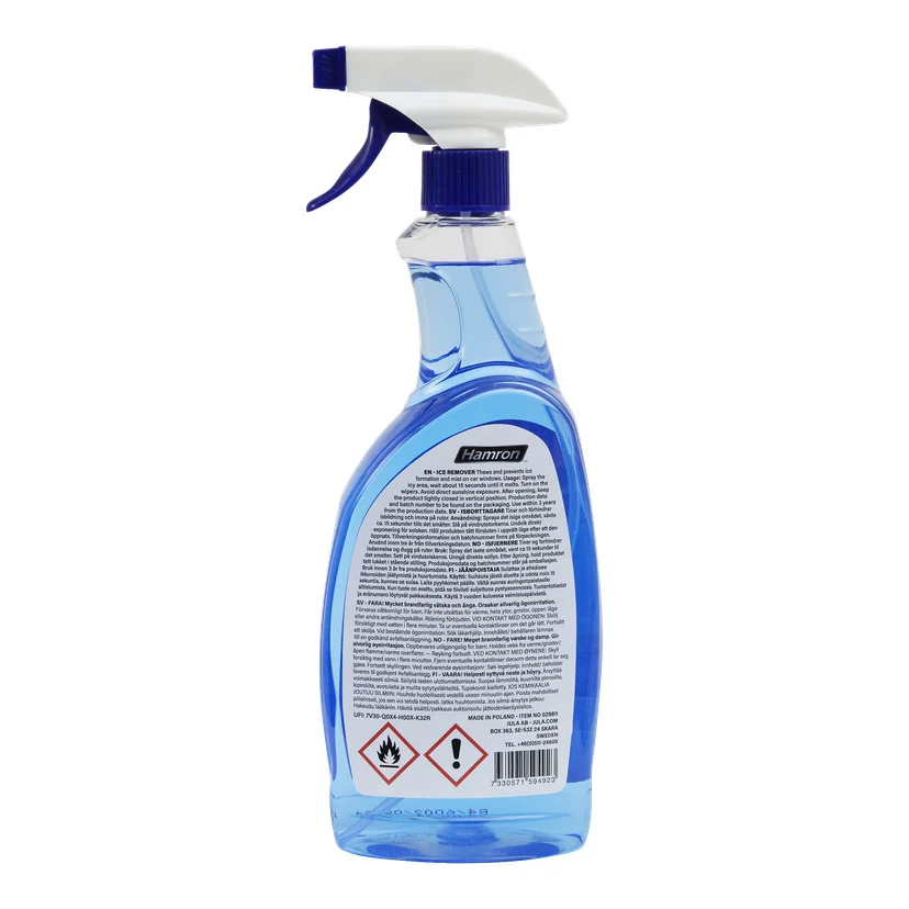 Isfjerner for bil 750 ml