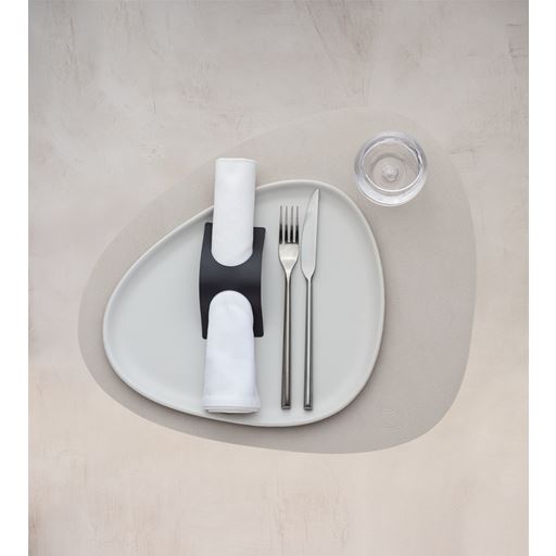 LIND DNA Serene Curve Dækkeserviet, Creme, Large