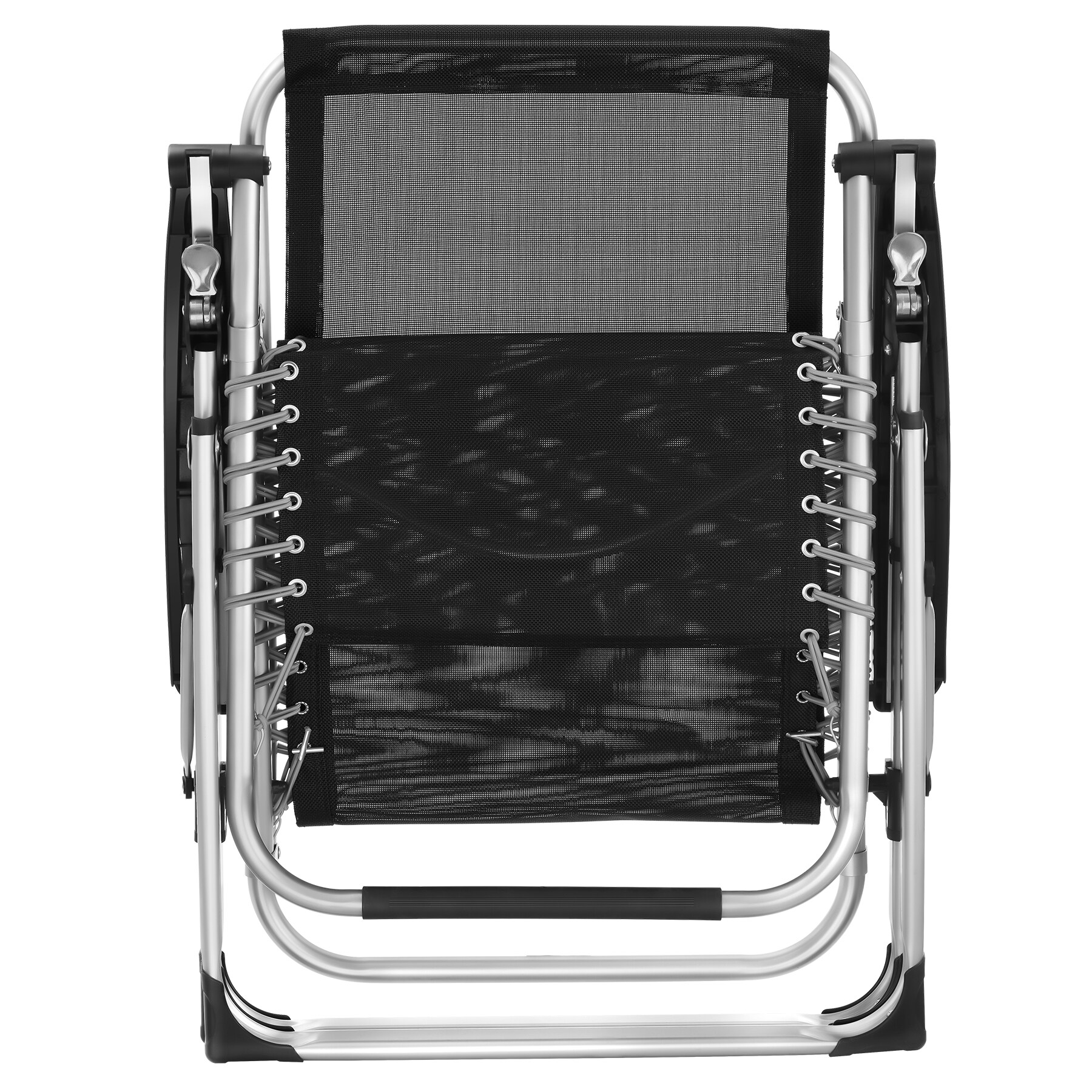 tectake® Sonnenliege, klappbar, abnehmbares Sitz- und Kopfpolster, 84 x 168 x 82,5 cm, mit Ablagetisch