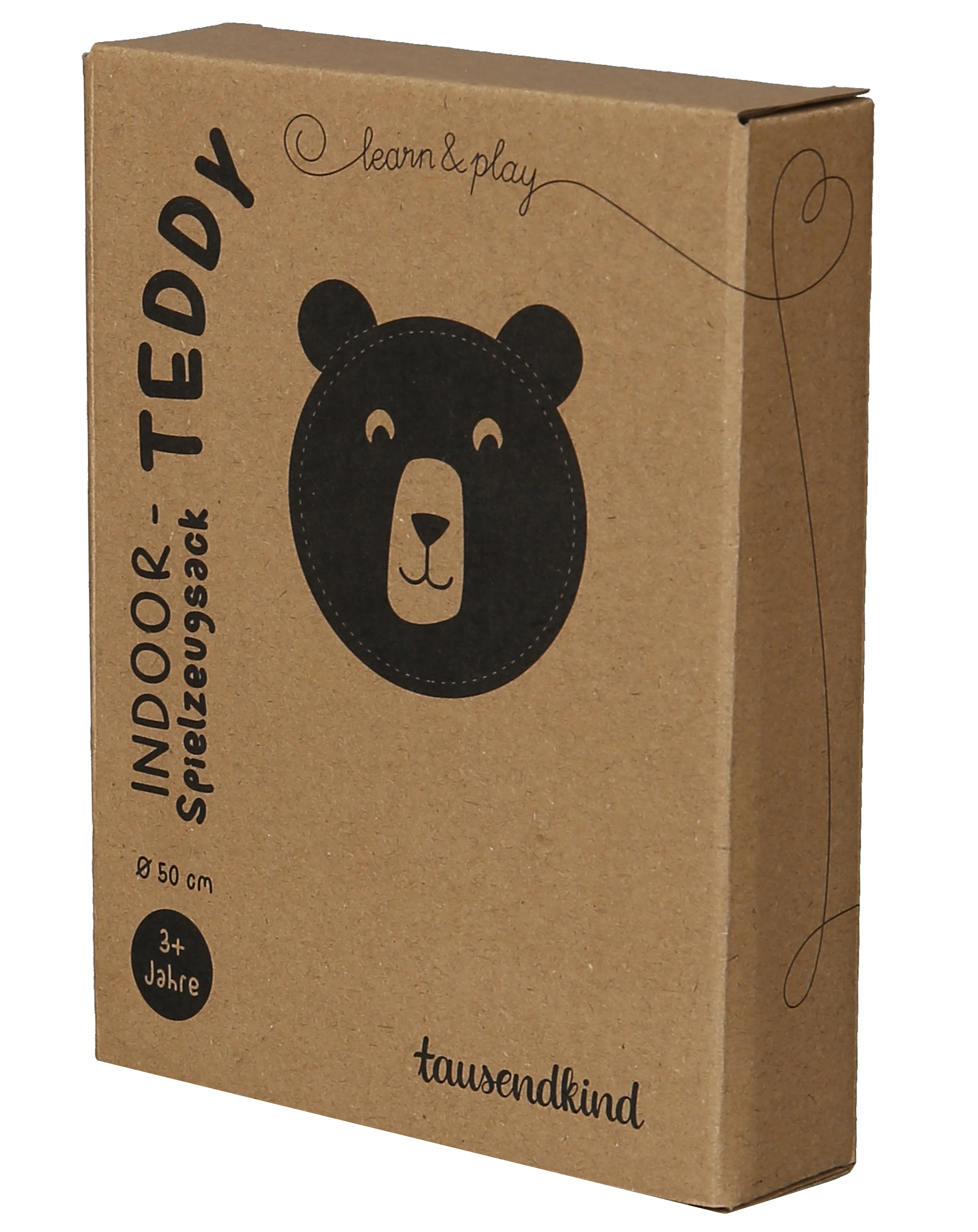 Indoor-Spielzeugsack TEDDY (50cm) in moosgrün