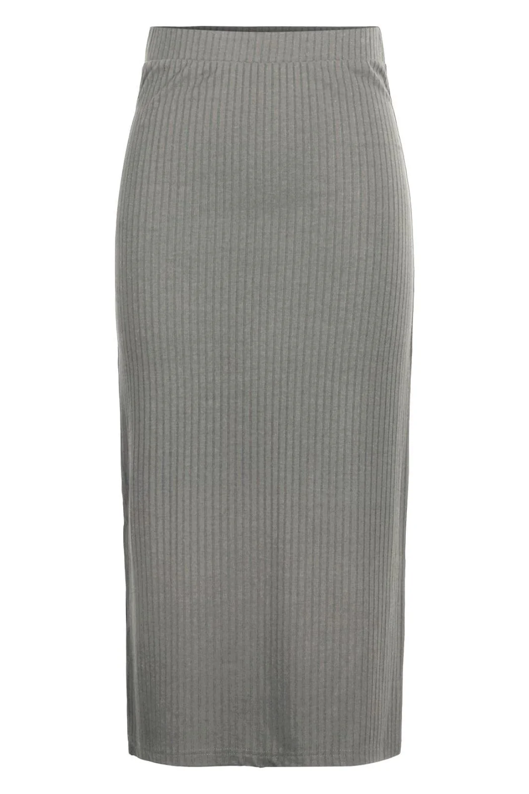 Pieces Pckylie Midi Skirt 3301046 light grey melange