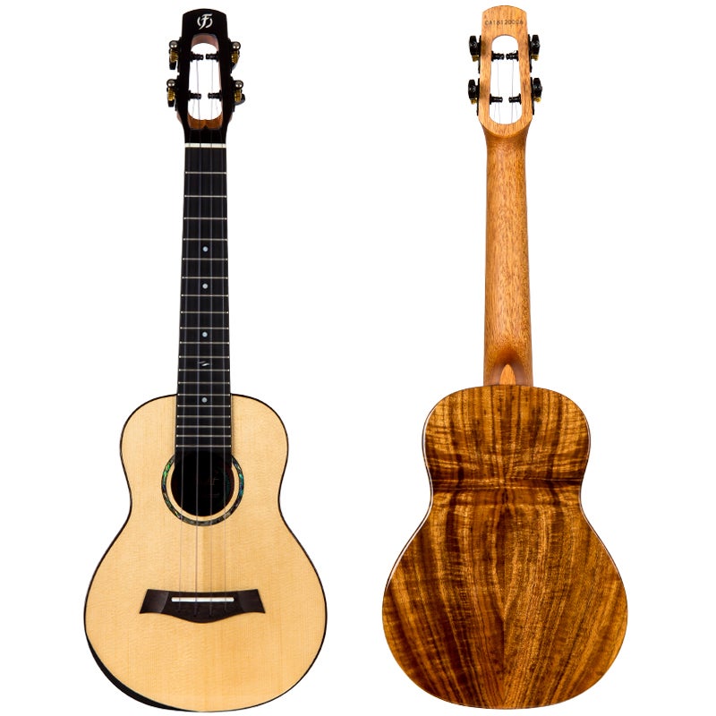 Flight Royal Series Voyager EQ-A Concert elektrisch-akoestische concert ukelele met gigbag