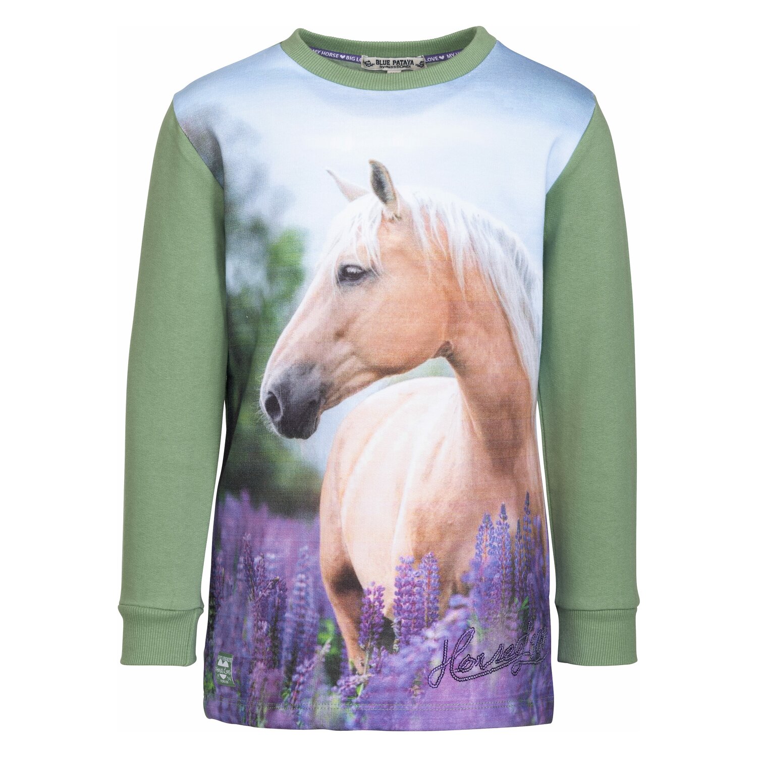 BONDI Sweatkleid Pferd  - peppermint