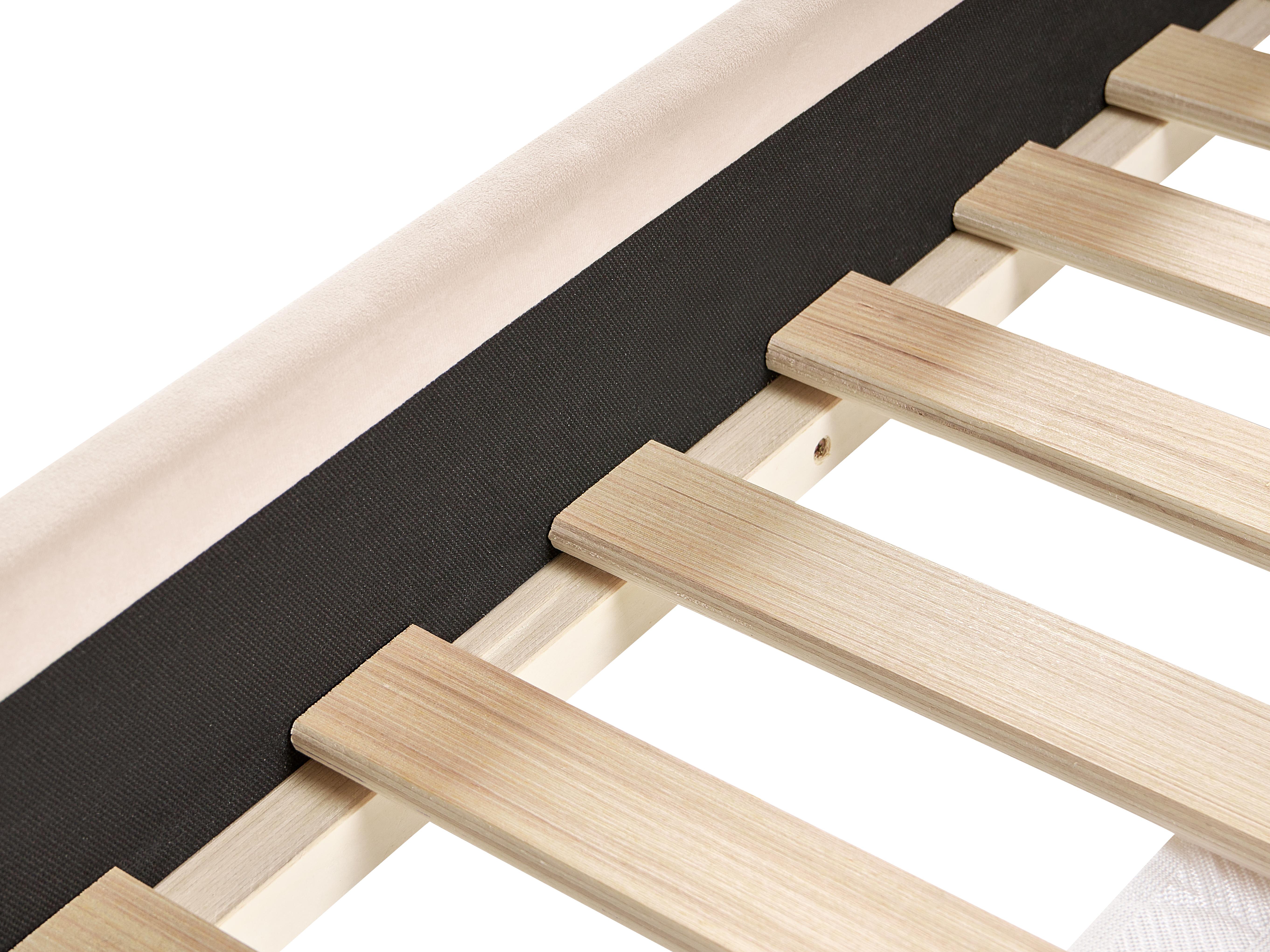 Hoogslaper Fluweel CHOCQUES 90 x 200 cm Lichtbeige