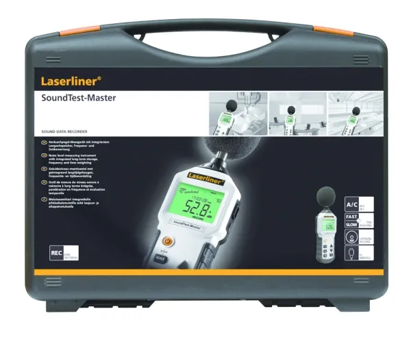 Laserliner SoundTest-Master, Sort, Grå