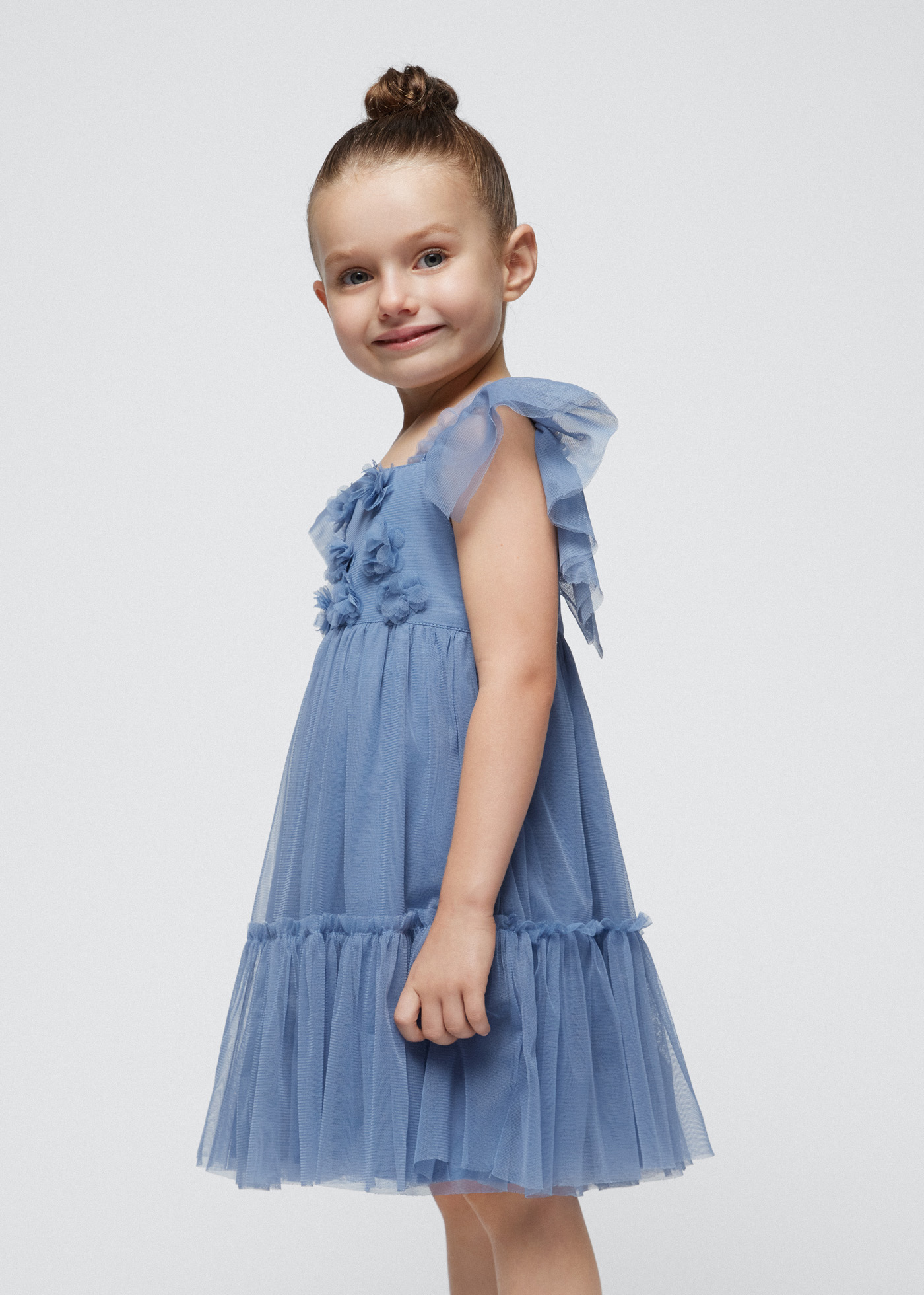 Vestido de tule para meninas