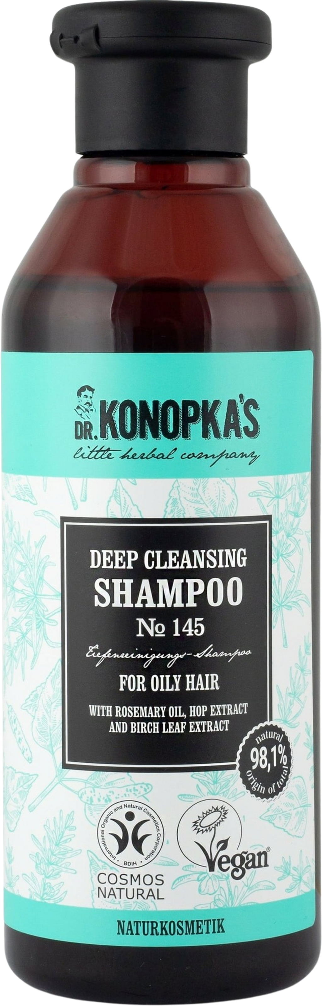 Dr. KONOPKA'S  Deep Cleansing Shampoo Nº145, 280 ml