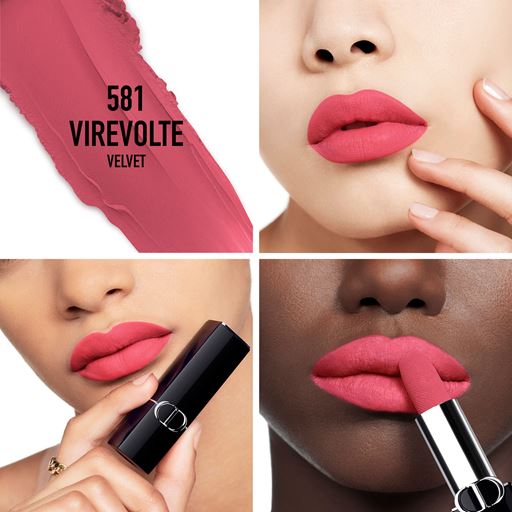 Dior Rouge Dior New Velvet Lipstick, 581 Virevolte