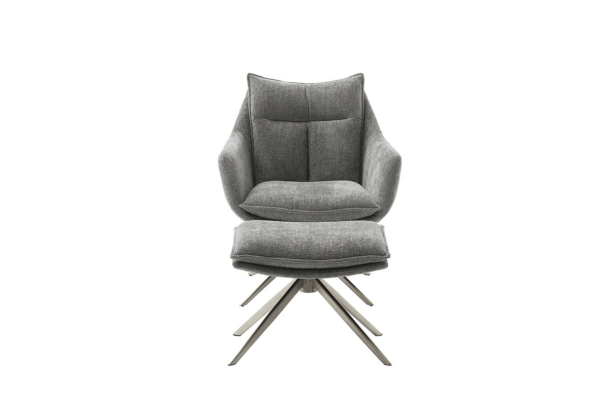 iNNoSeat by MCA + PARKER Drehstuhl mit Armlehnen - versch. Farben - Edelstahl / Anthrazit