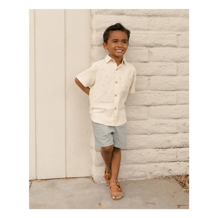 Rylee + Cru Chemise Palmiers | Ecru