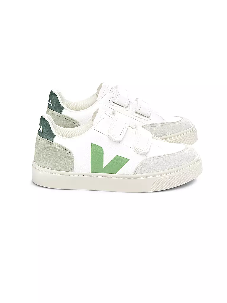 VEJA Jungen Sneaker V-12 weiss