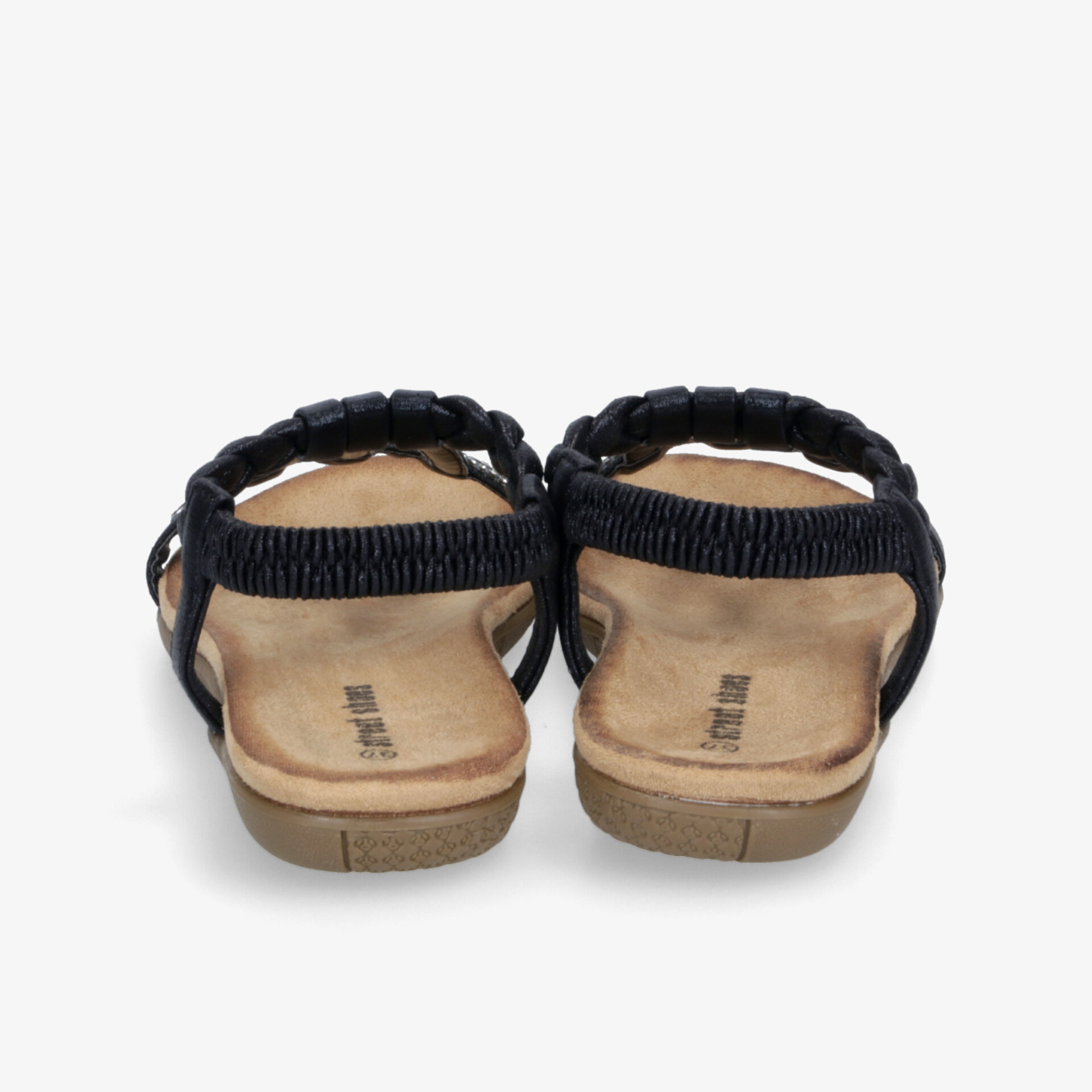 street shoes Damen Riemchensandalen schwarz