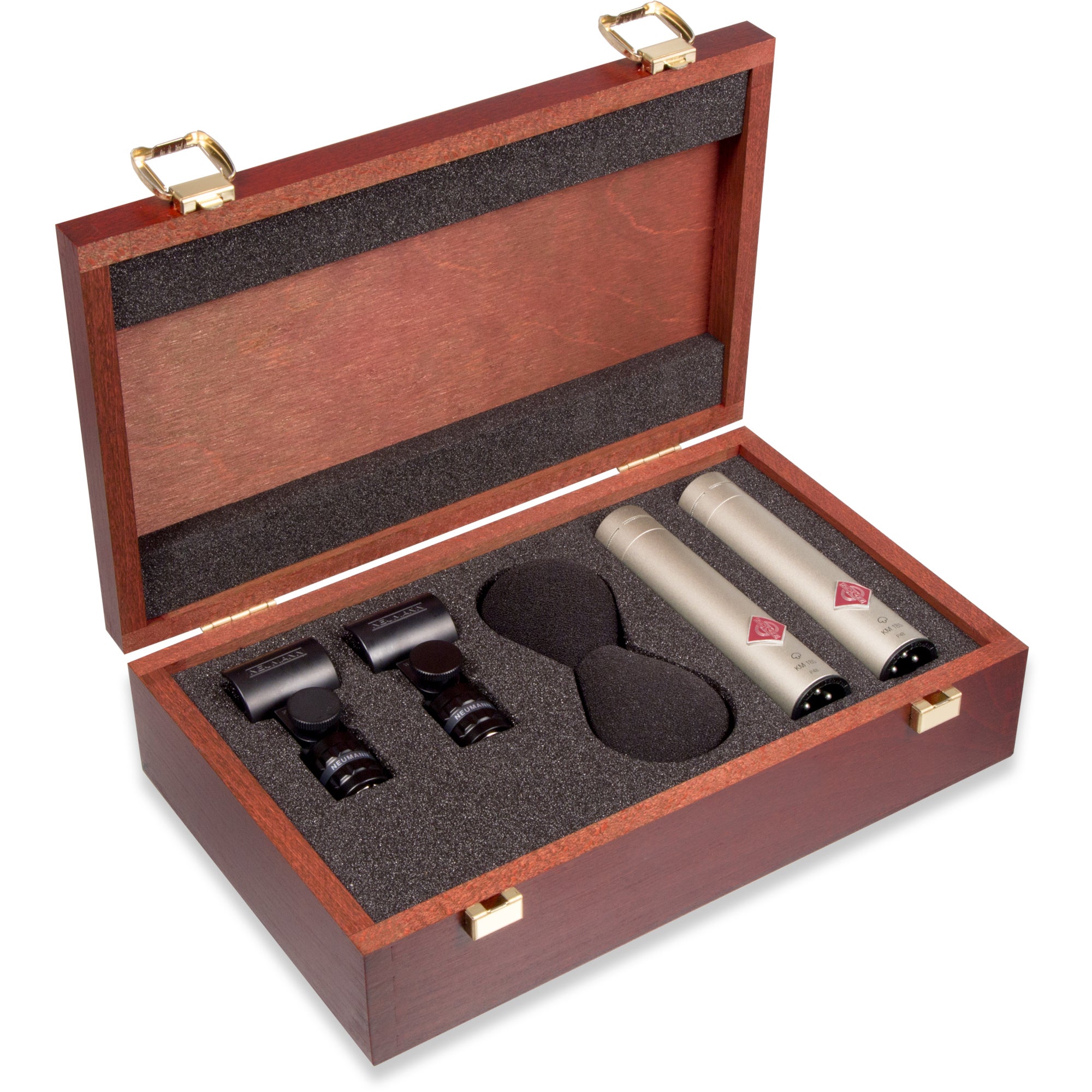 Neumann KM 185 Stereo Set hypercardioïde condensatormicrofoon stereo set