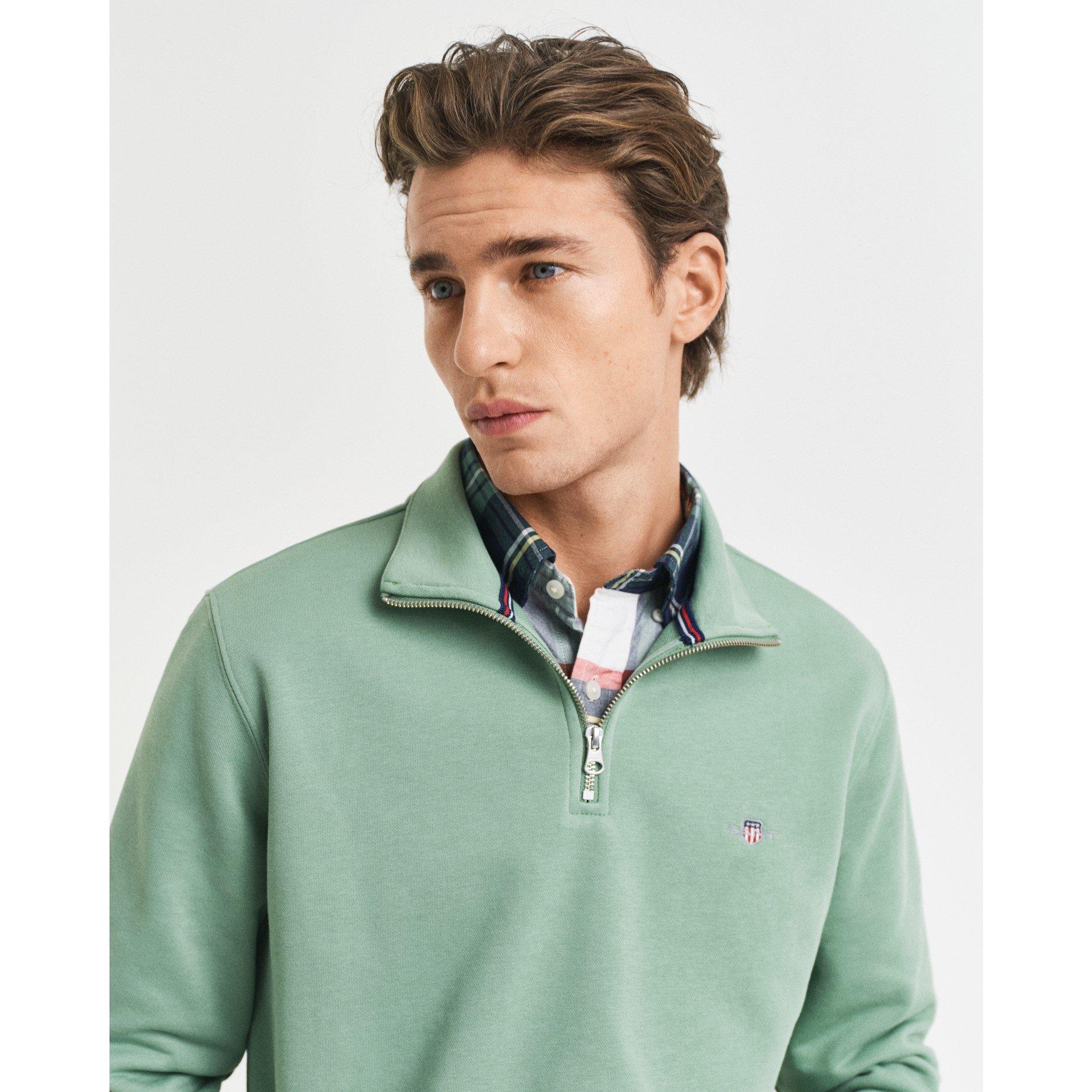 Gant Shield Half Zip Sweatshirt