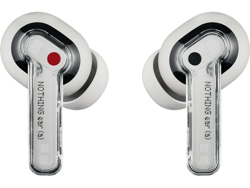 Nothing Ear Wireless In-Ear-Kopfhörer Ear (a) 3.Gen. Weiss Transparente In-Ear-Kopfhörer mit aktiver Geräuschunterdrückung
