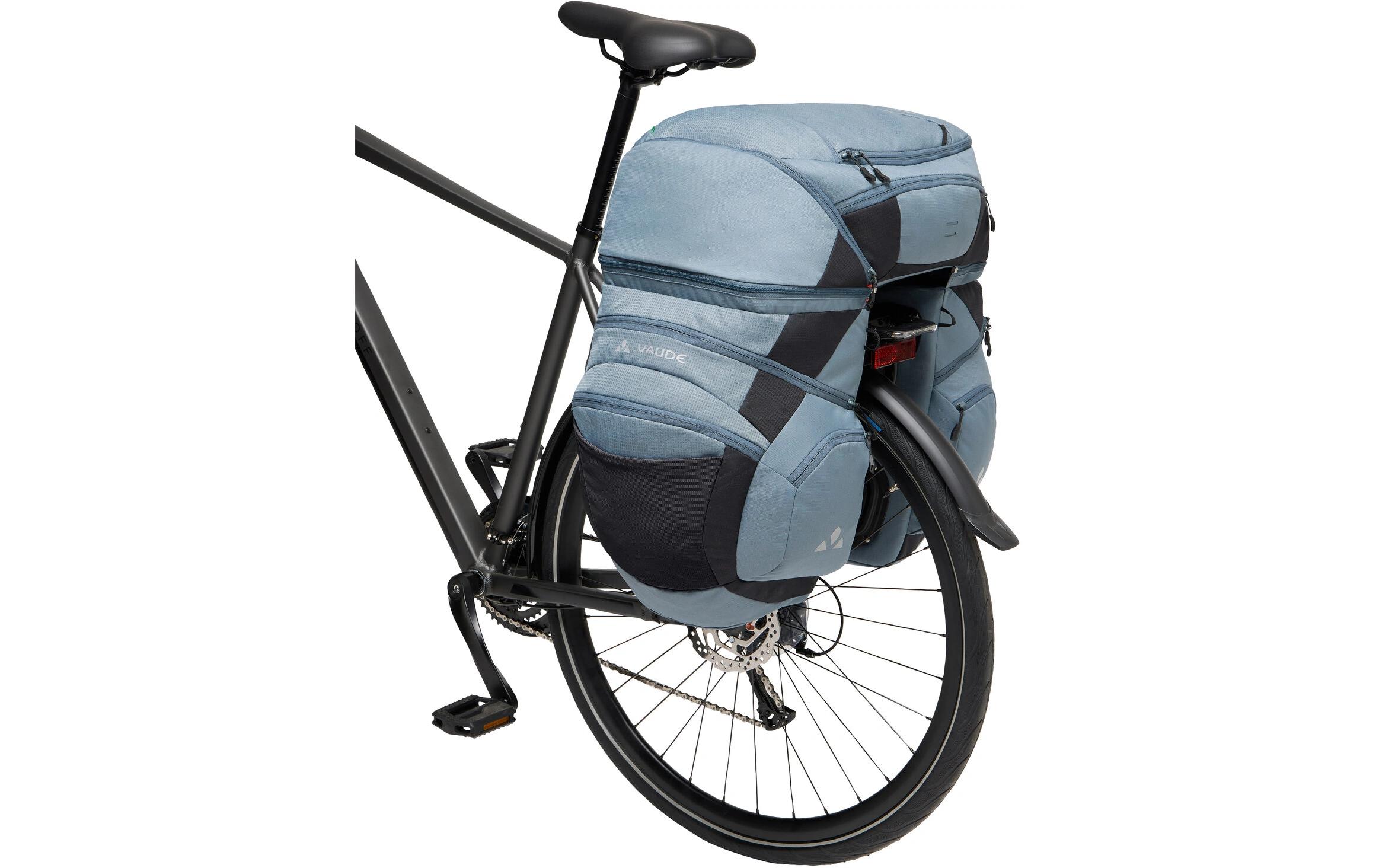 Gepäckträgertasche Karakorum Pro Grau<br>Dreifache Hinterradtasche
