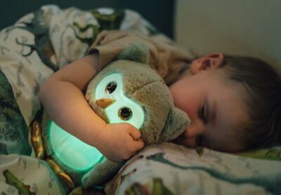 Teddykompaniet Selvlysende Ugle 22 Cm, Grønn
