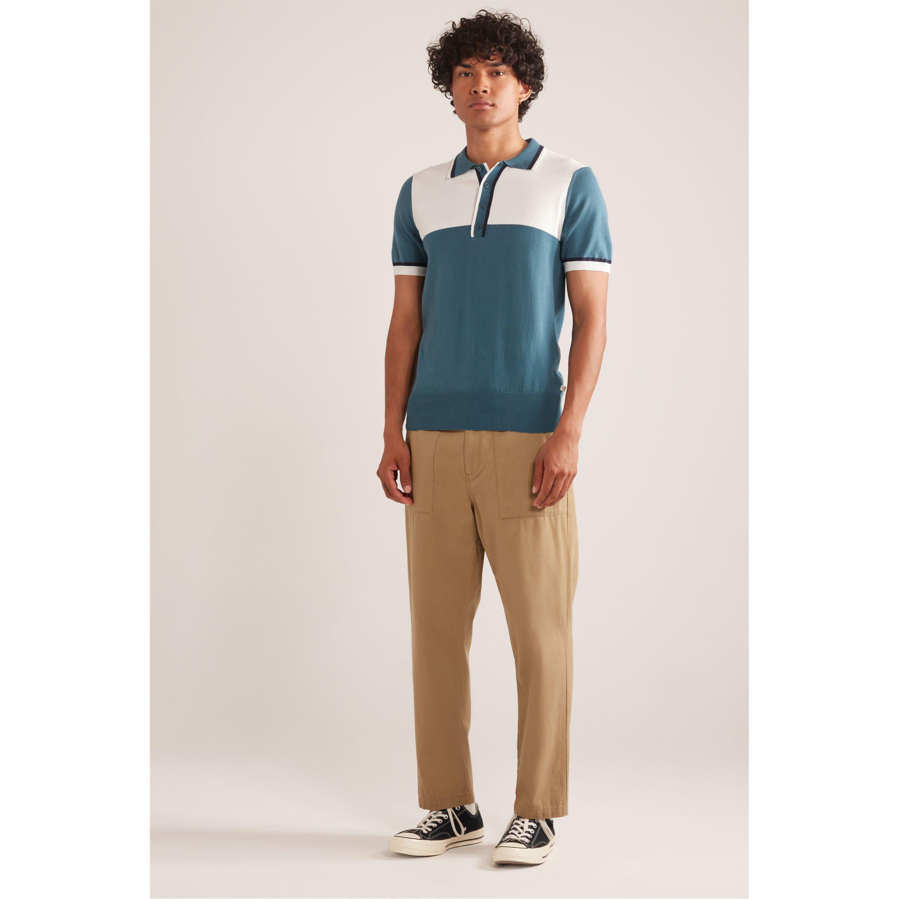 Farah Cleo Colour Block T Shirt Mens