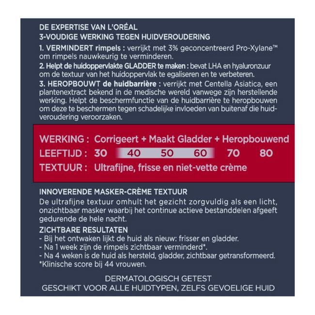 L’Oréal Paris Revitalift Laser X3 Anti-Rimpel Nachtcrème