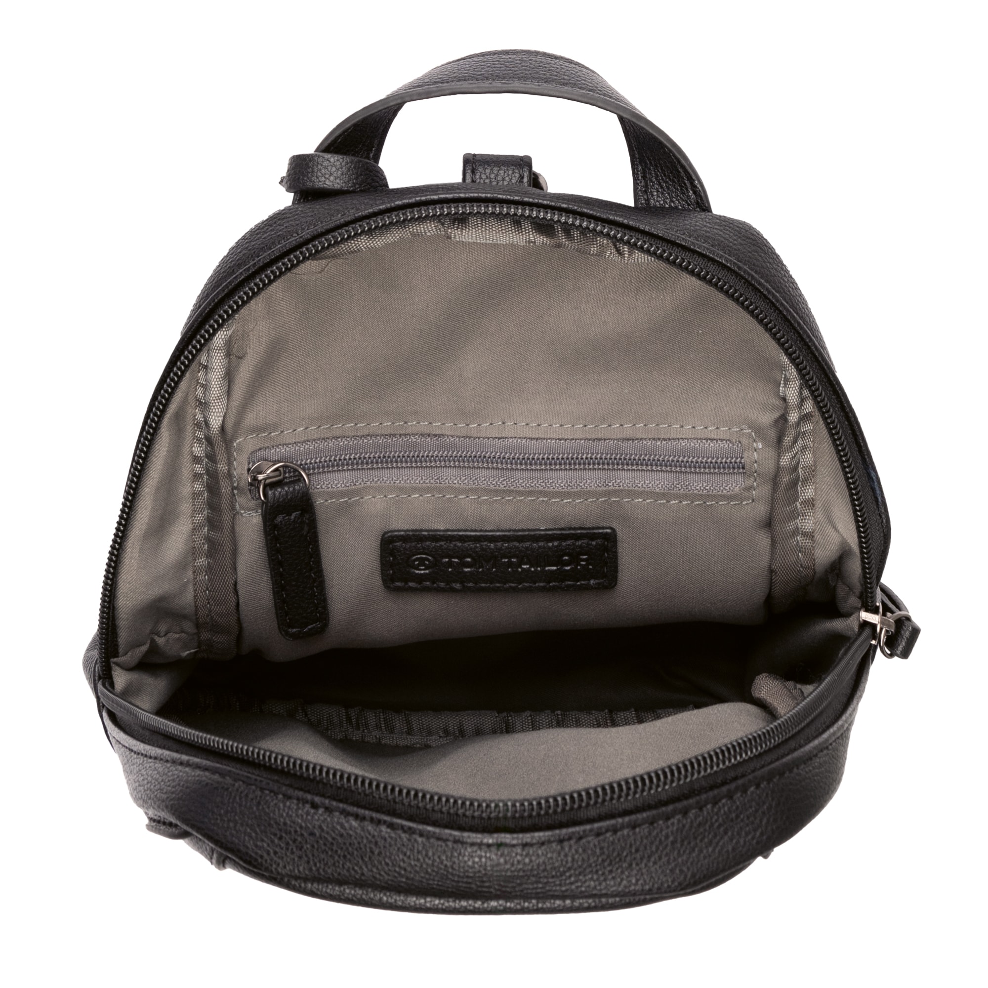 TOM TAILOR Cityrucksack »Adela« aus Lederimtat in modernen Linienführung und abgesetzter Kantenfarbe