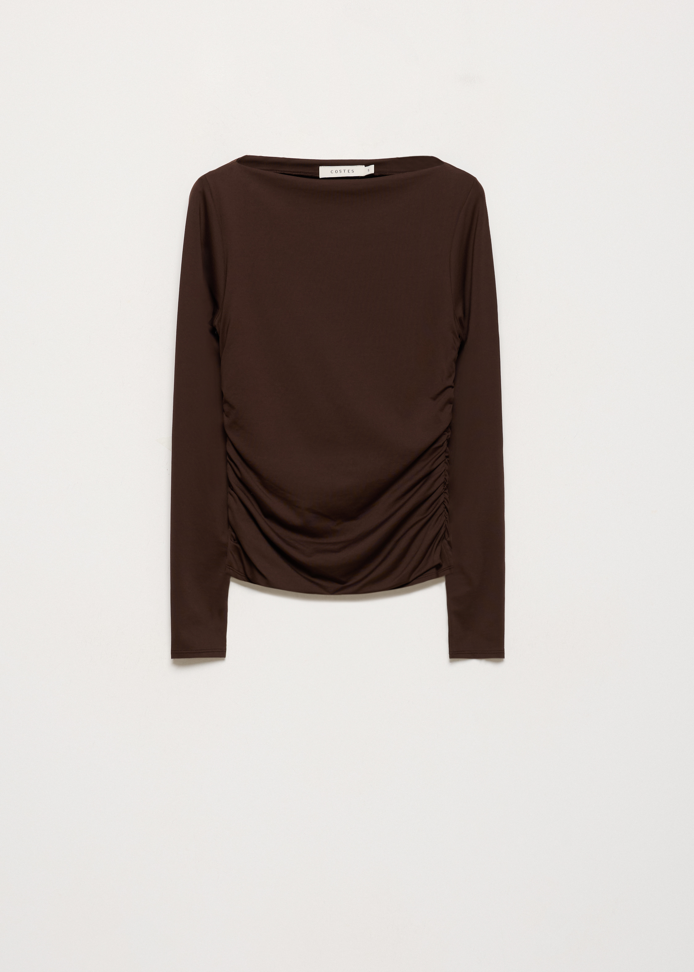 Top met plooidetails