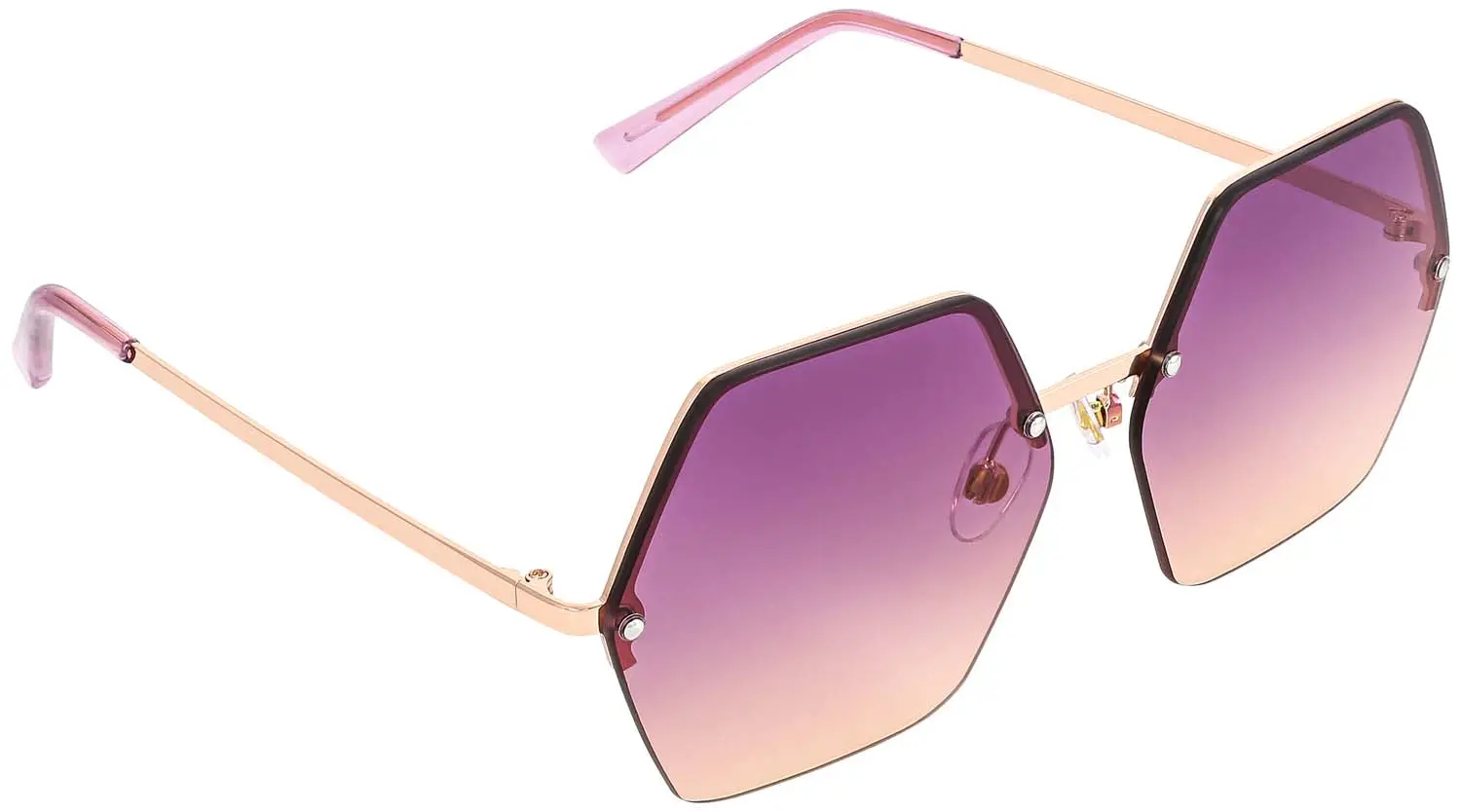 Sonnenbrille -  Octagonal Purple