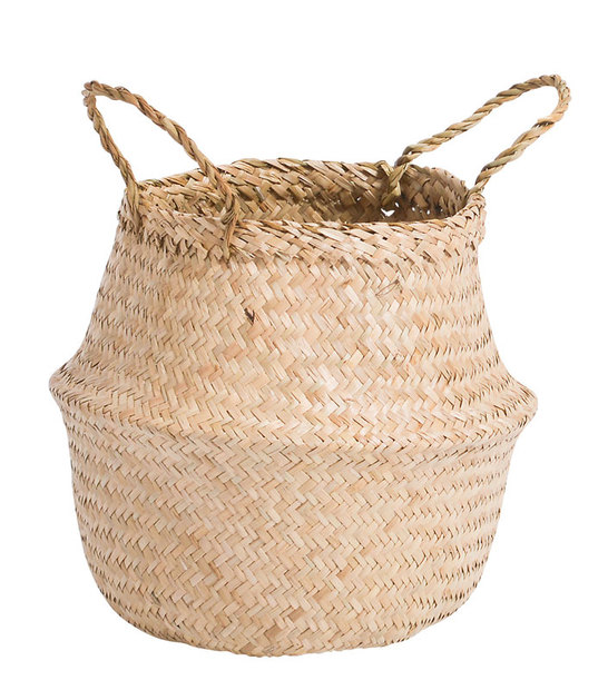 Panier tressé naturel Les Moustaches - MOULIN ROTY