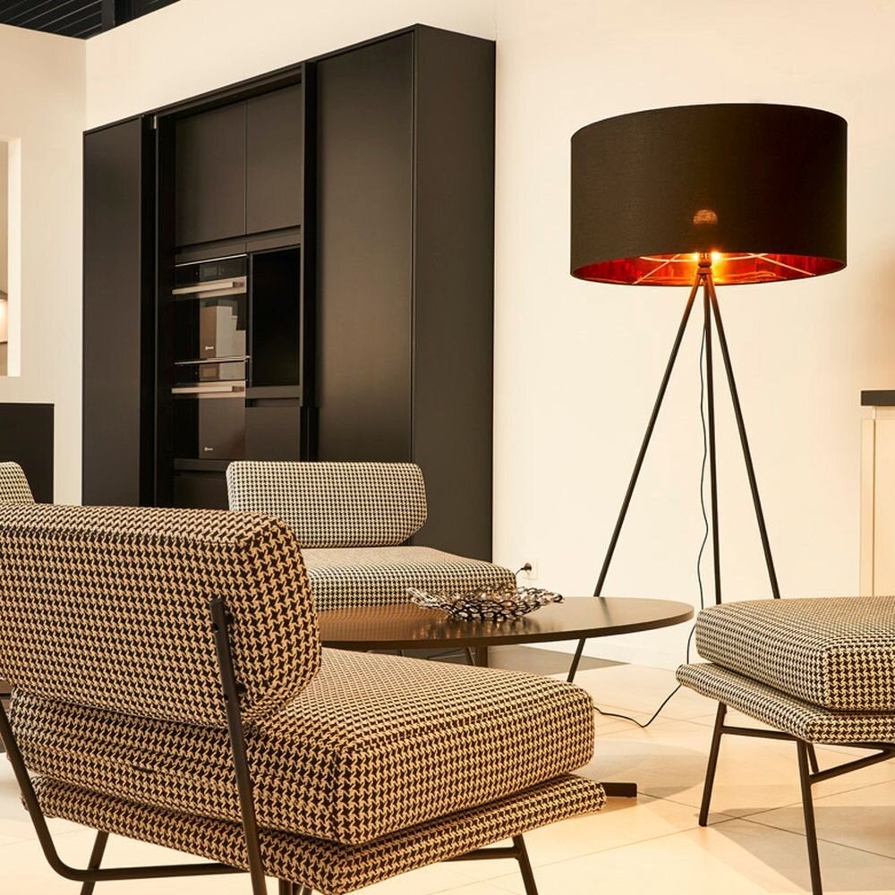 Mix&Match Fenda vloerlampvoet, max. 40 W, zwart
