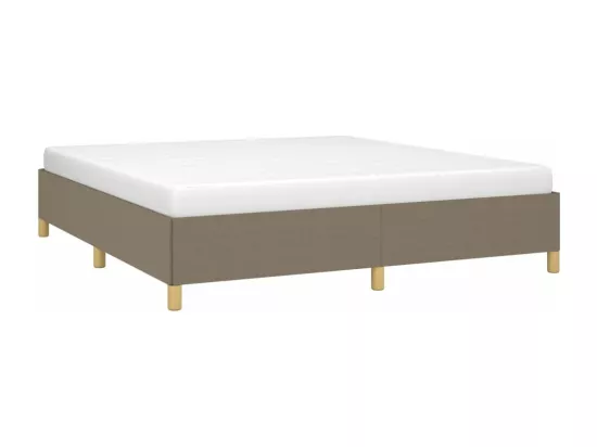 Sommier à lattes de lit Taupe 180x200 cm Tissu