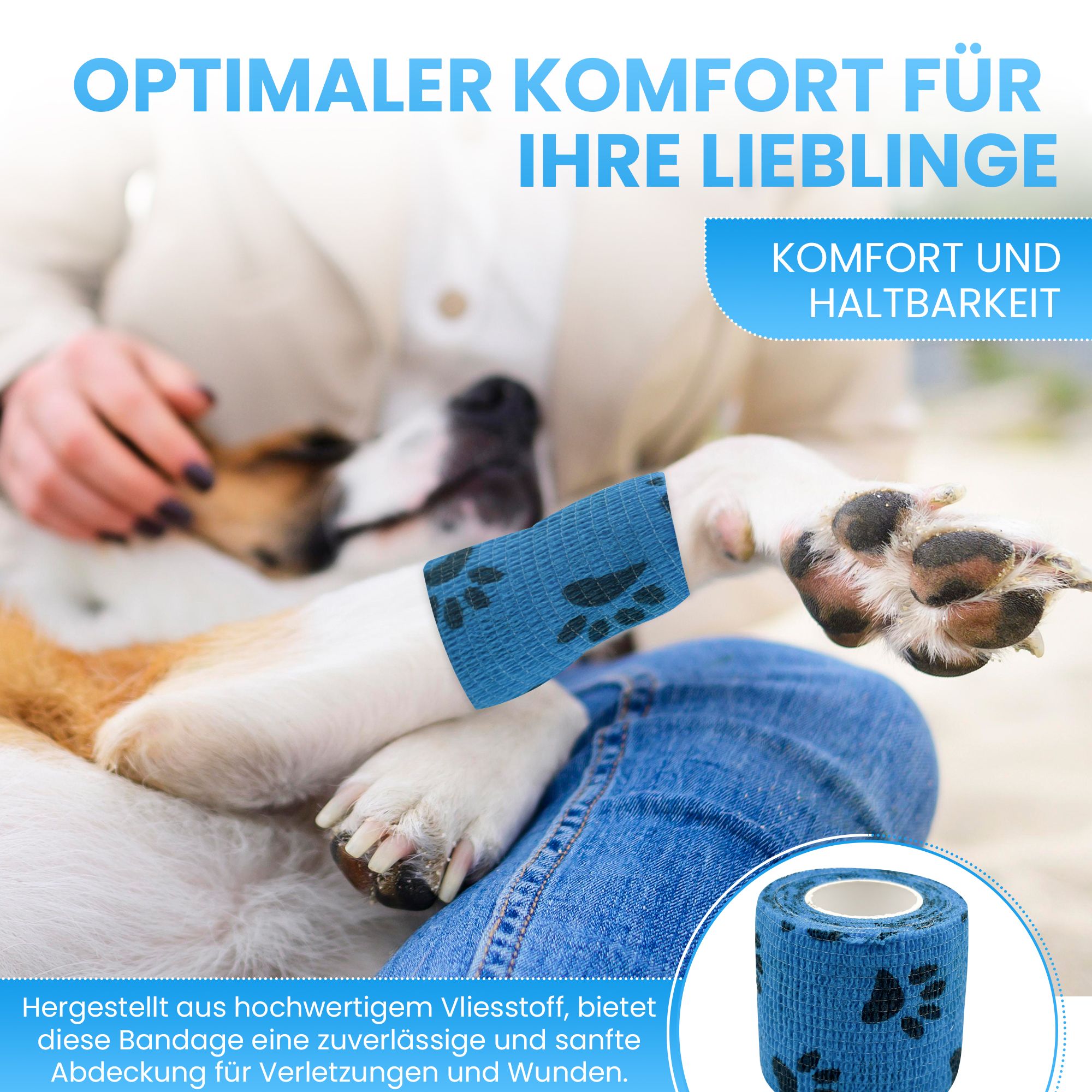 Petsation Bandagen für Tiere mit Motiven