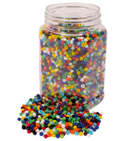 Playbox Perlen - Glasperlen - 4 mm - 500 g