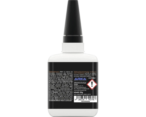 ARKA Kraftprotz Superlijm voor hout, dik, 50 g