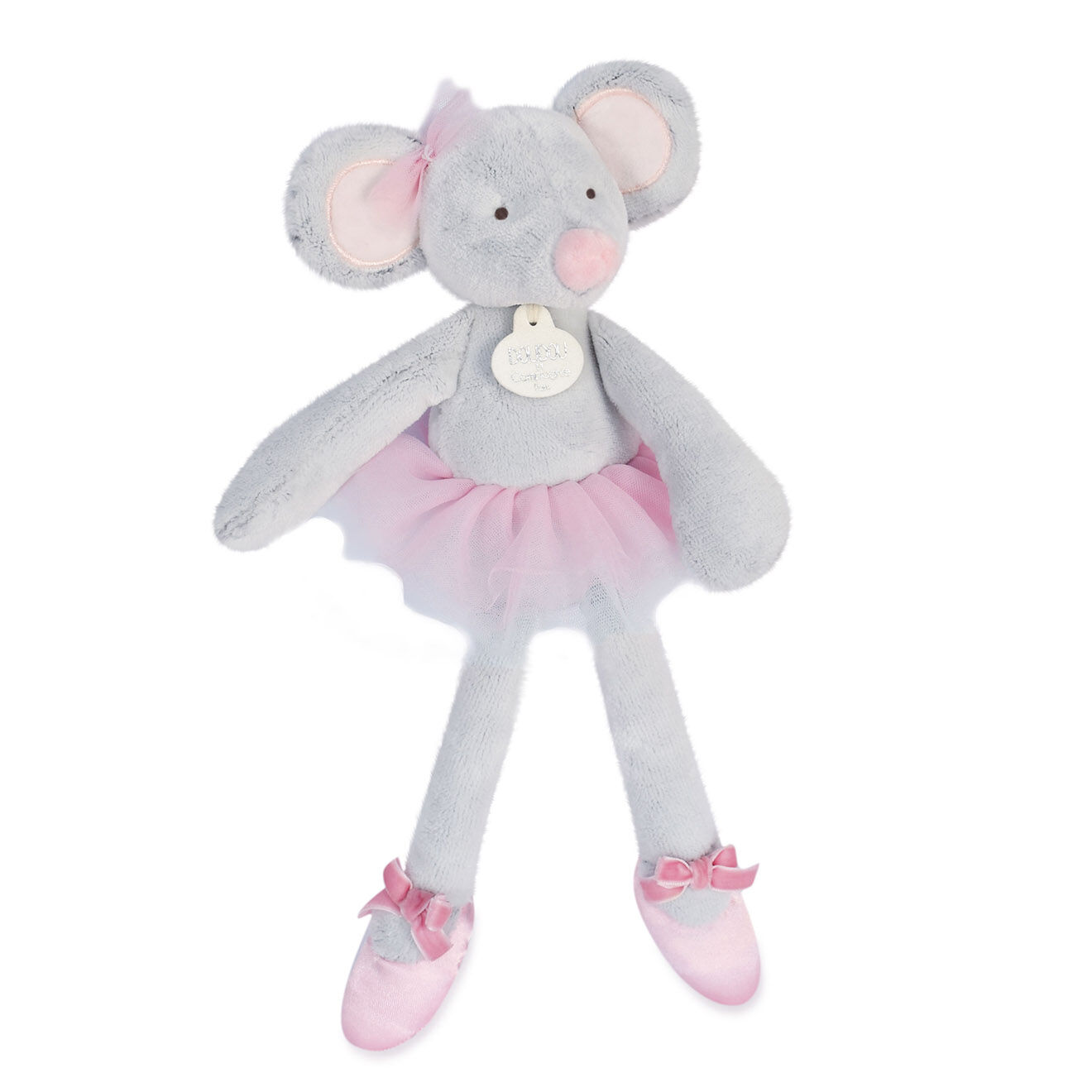 Doudou et Compagnie Mon Doudou Ballerine  Souris gris