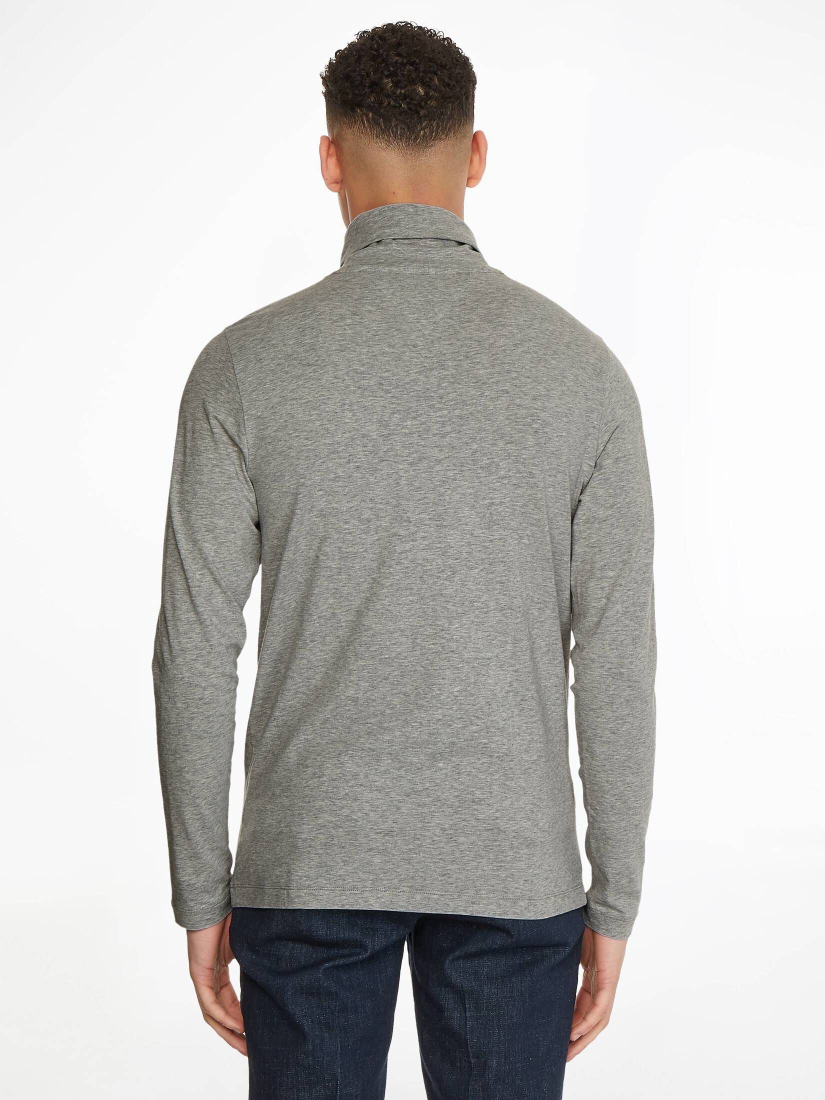 Tommy Hilfiger| Herren Rollkragenshirt ROLL NECK TOMMY LOGO LS TEE