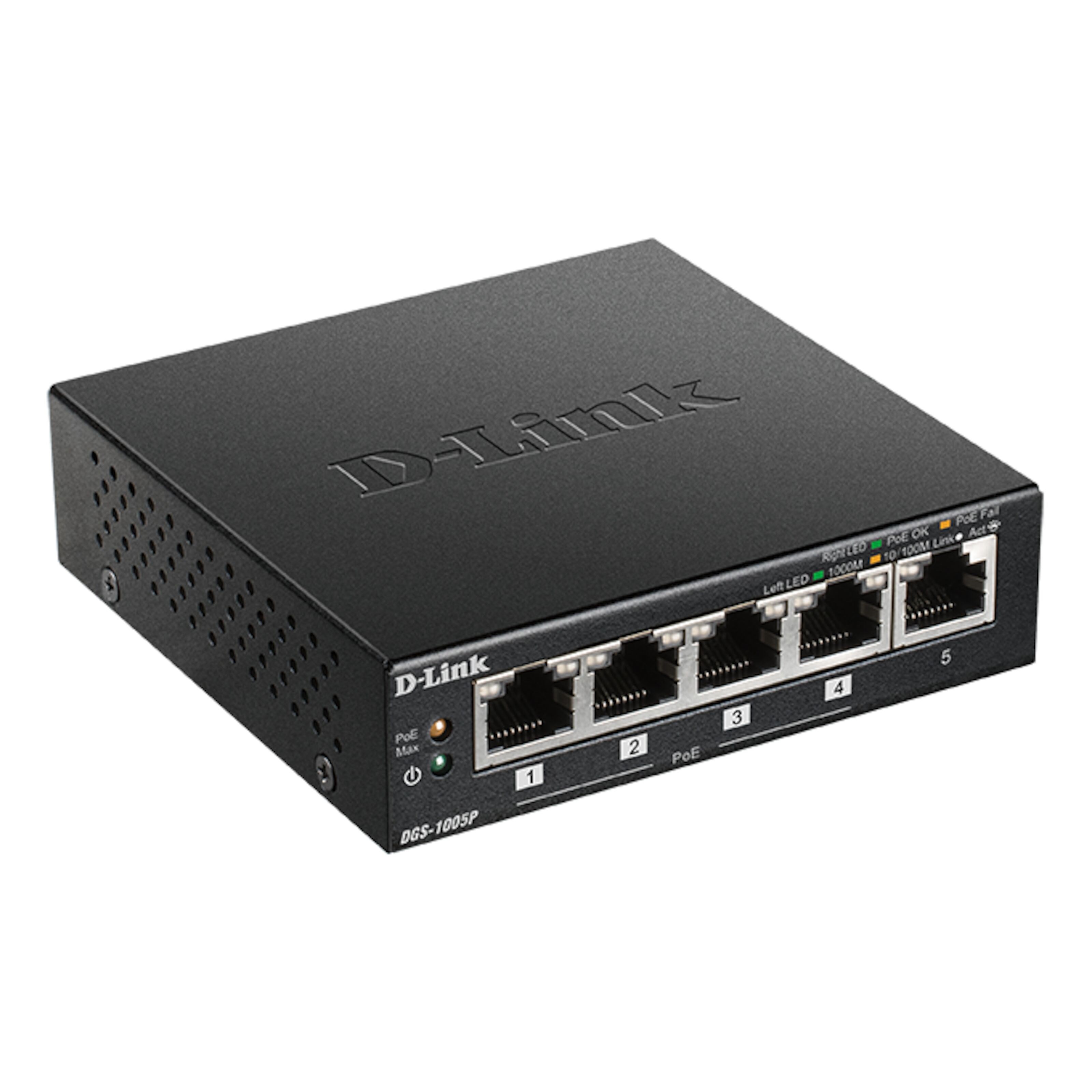 D-Link DGS-1005 POE+-gigabitswitch 5 porter