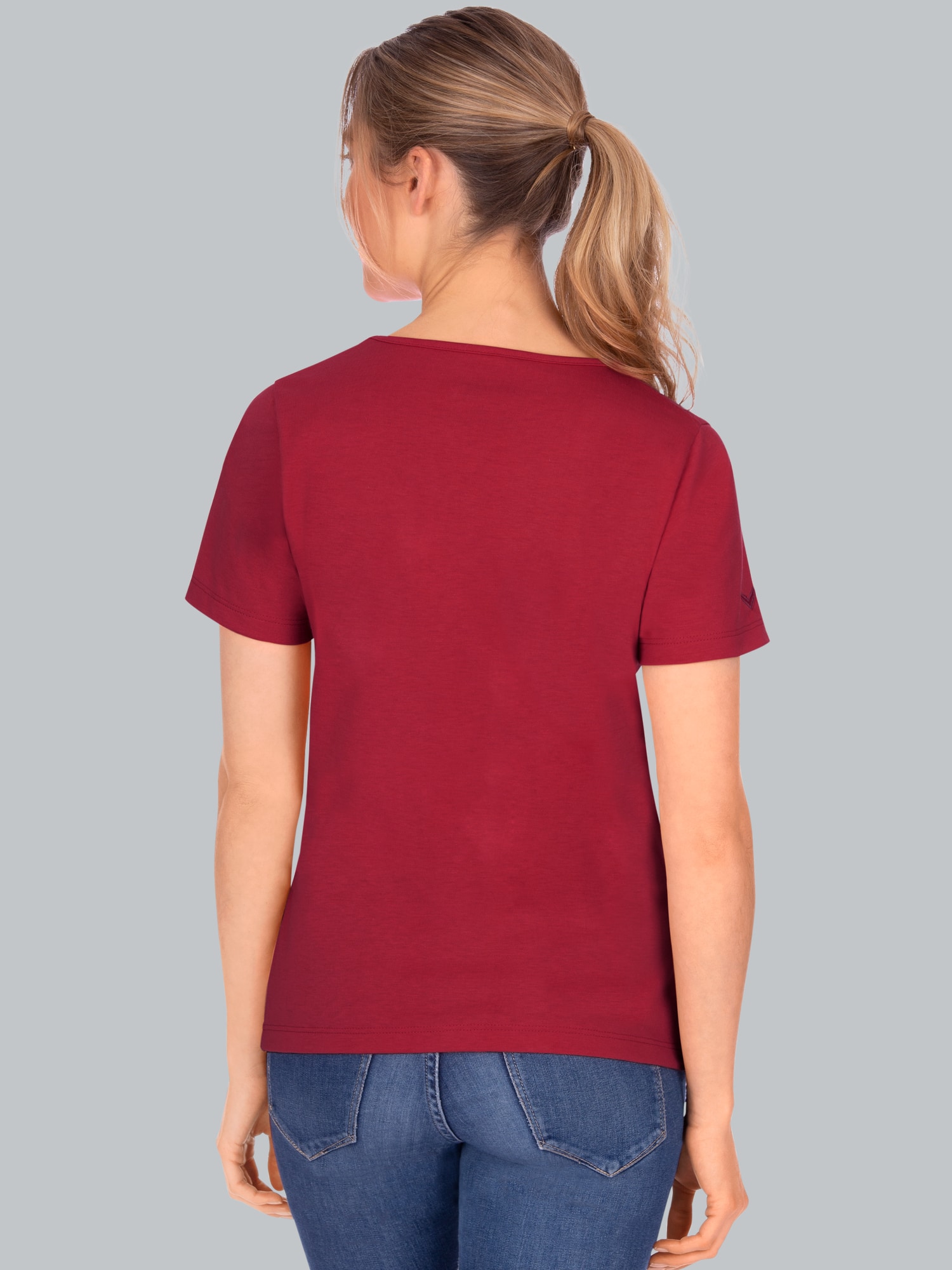 T-Shirt aus Biobaumwolle Rubin-C2C