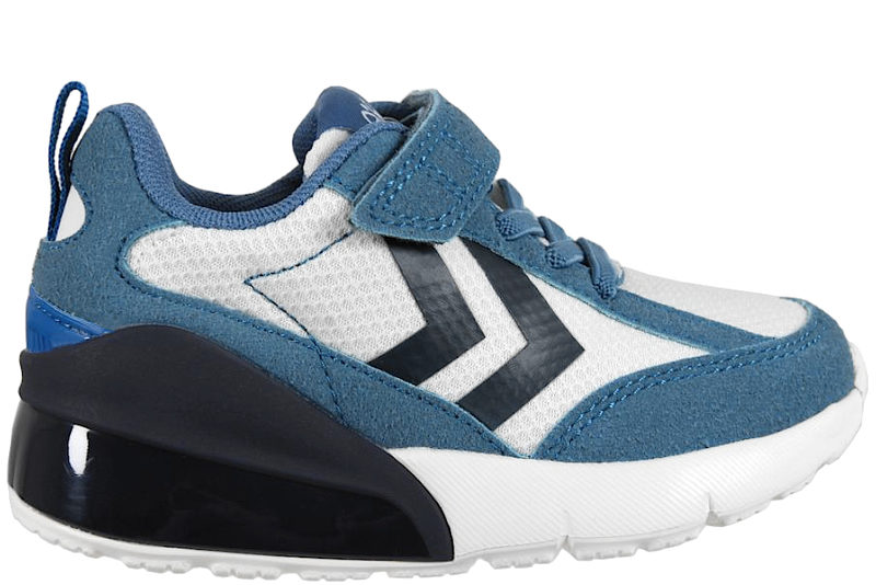 HUMMEL DAYLIGHT JR SKO I BLÅ TEKSTIL MED LYS