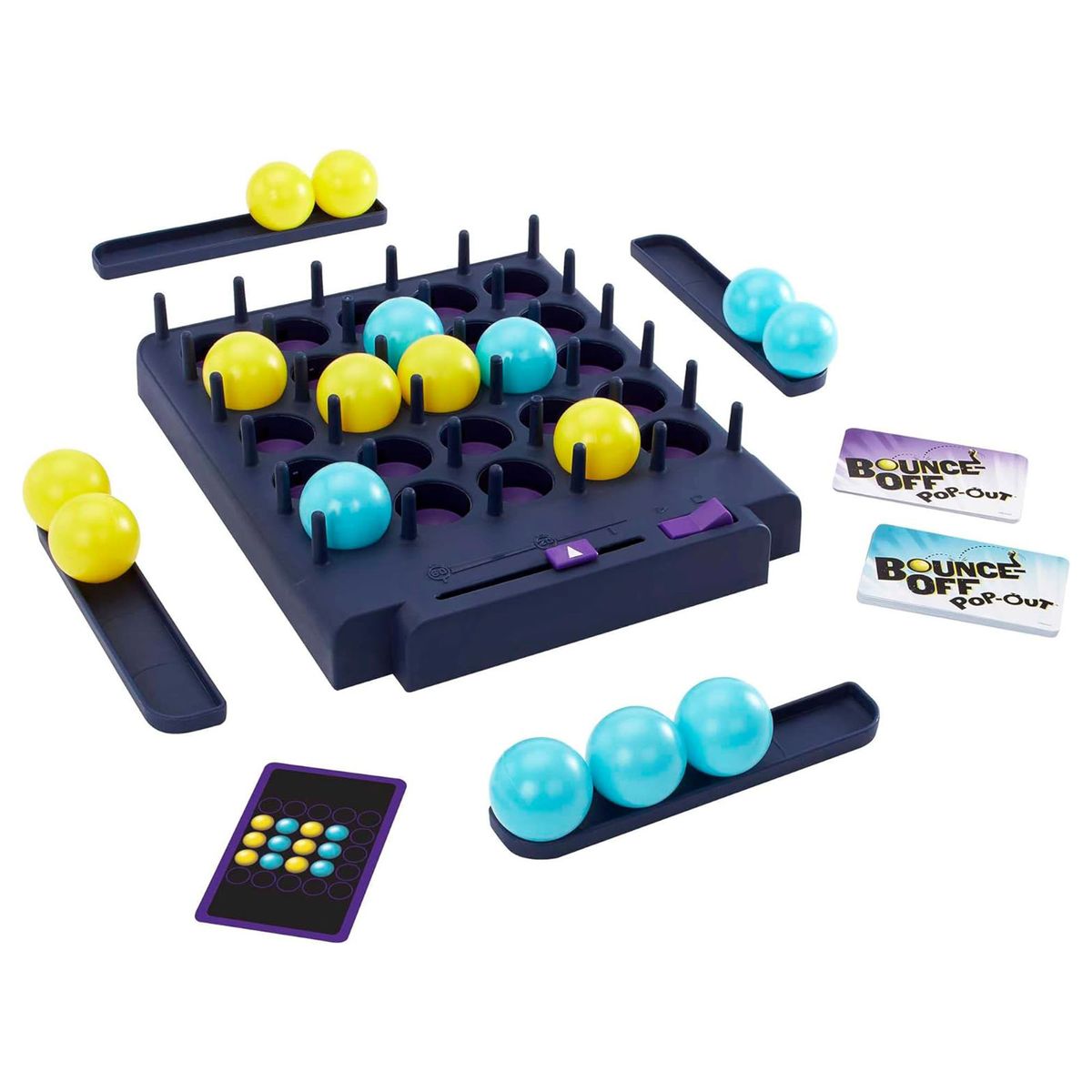 Mattel HKR53 - Bounce Off Pop-Out - Partyspiel, Familienspiel