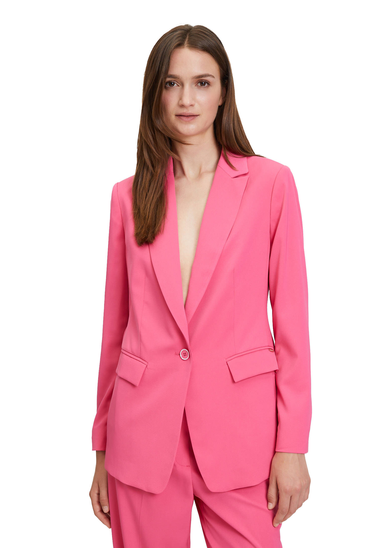 Betty & Co| Damen Longblazer mit Taschen