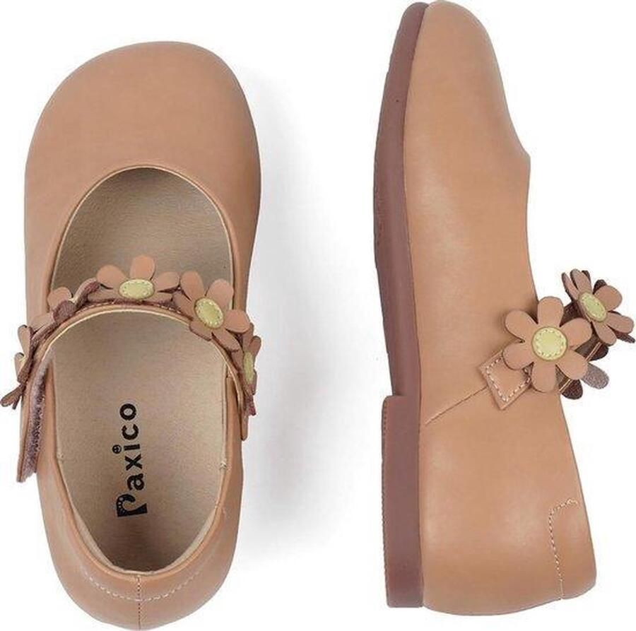 Paxico Shoes | Blushing Blooms | Meisje Ballerina's Bruin