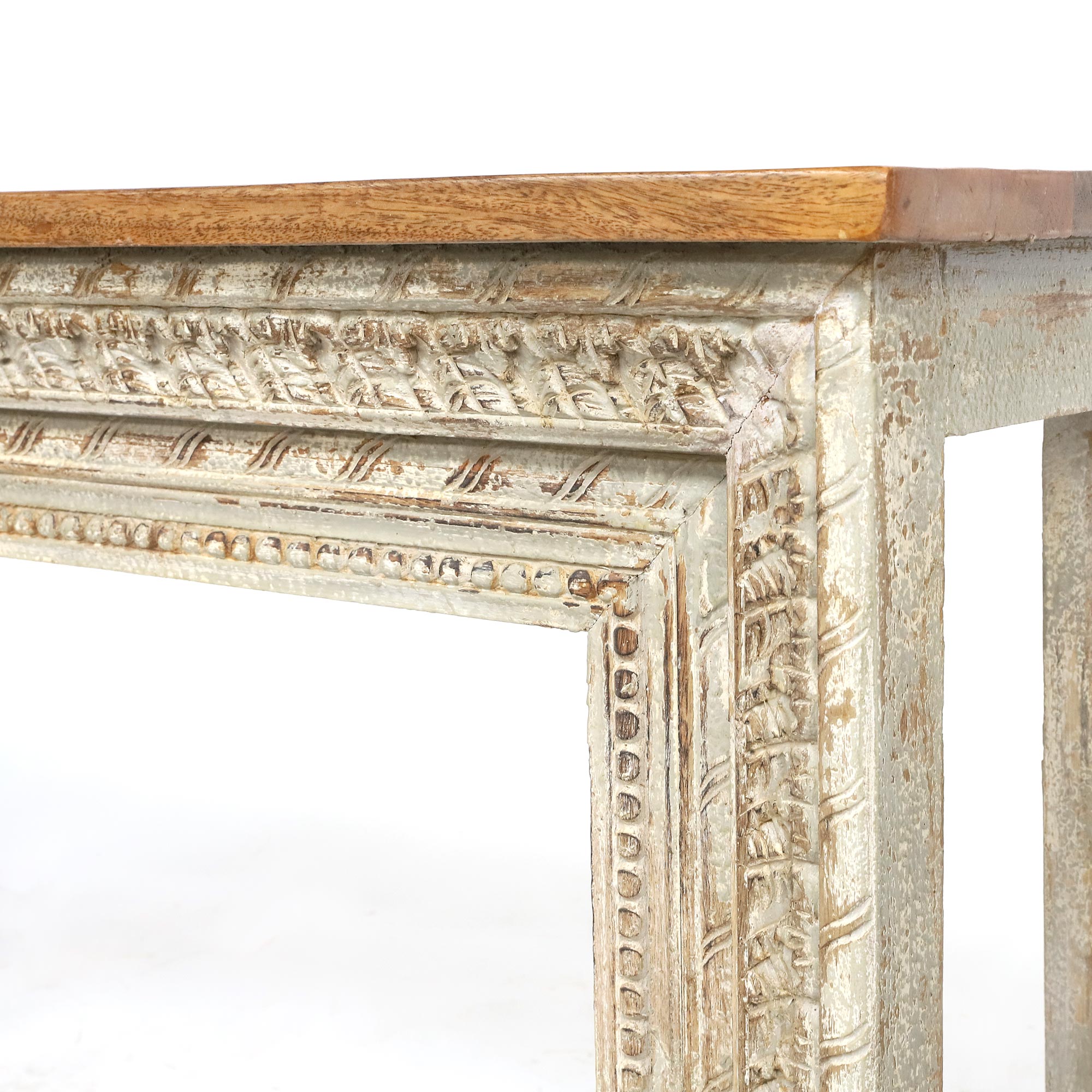 Konsolentisch, whitewashed, B 150 cm, H 77 cm, T 38 cm von fischer's lagerhaus