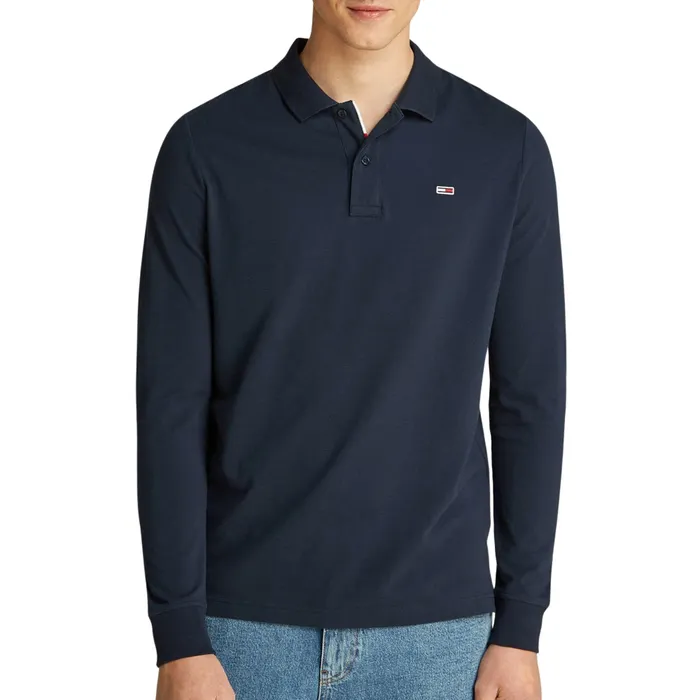 Tommy Hilfiger Slim Placket Longsleeve Polo Heren