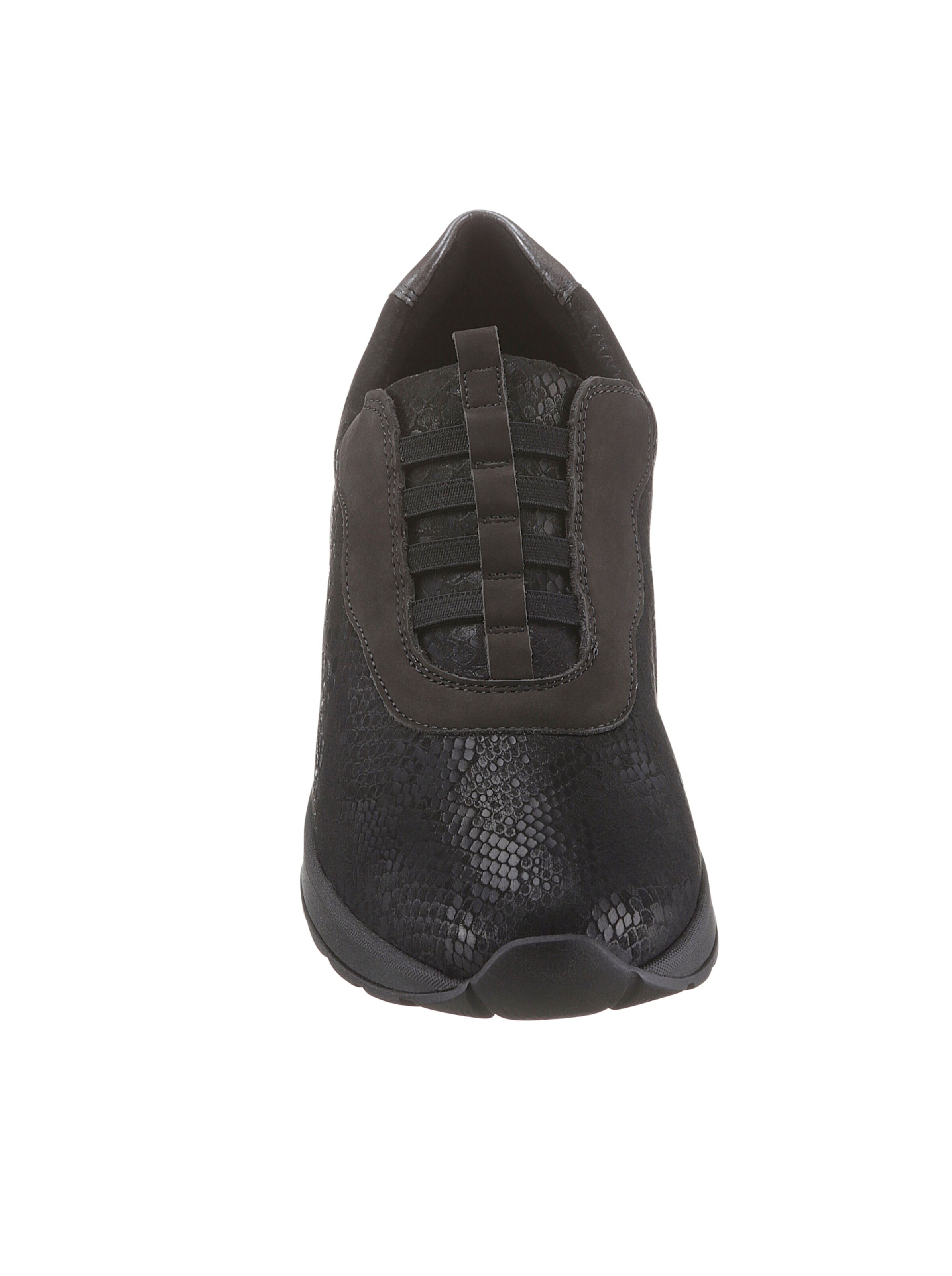 Waldläufer Slipper in schwarz-anthrazit